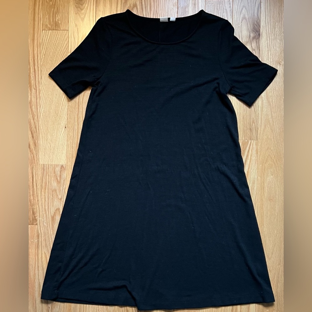 Classic Black Short Sleeve Dress